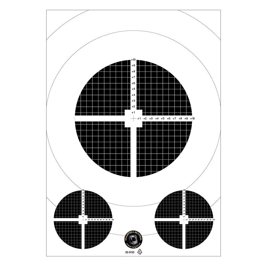 Skjutmål Inskjutningstavla A3