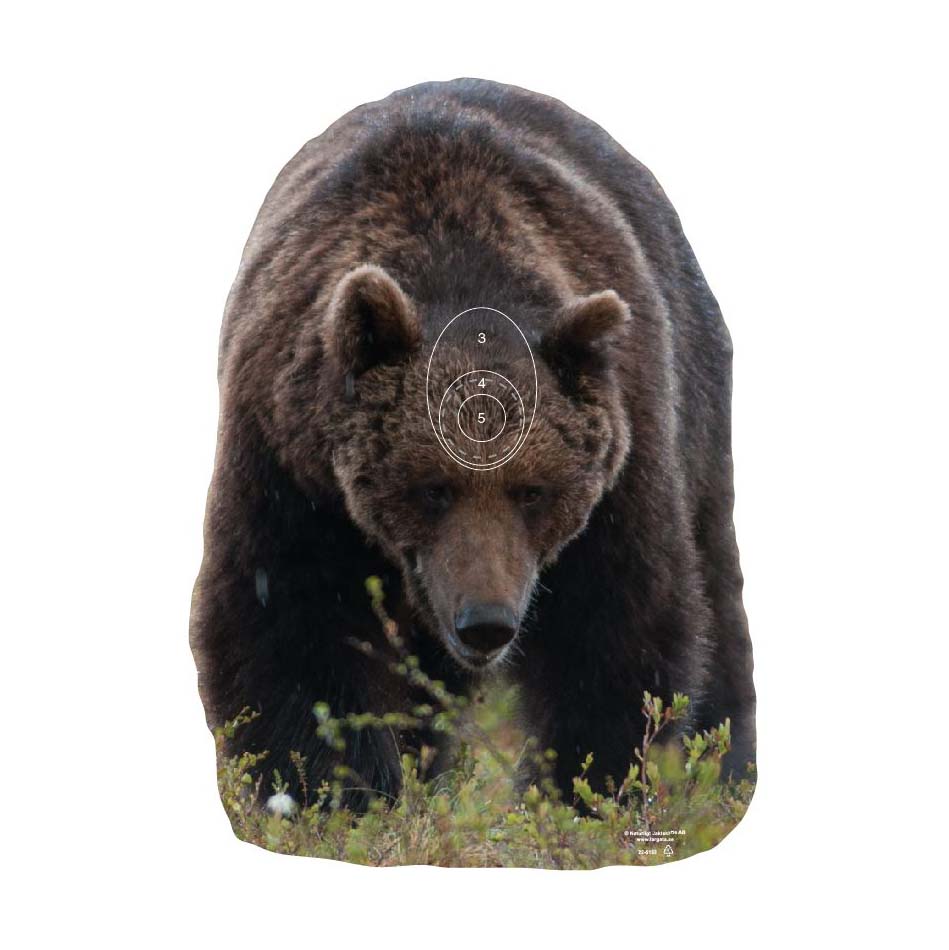 Skjutmål Björnfront ringad